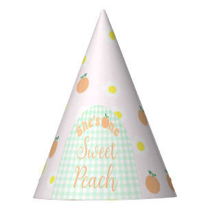 Sweet Peach 1st Birthday Party Hat
