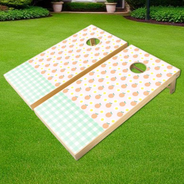 Sweet Peach Cornhole Set (Creator Uploaded)