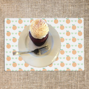 Sweet Peach Elegant Baby Shower Placemat