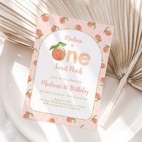 Sweet Peach First Birthday