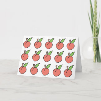 Sweet Peach Greeting Card