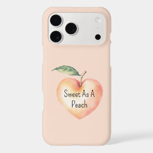 Sweet Peach Heart Fruit iPhone 17 Pro Max Case