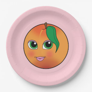 Sweet Peach Paper Plates