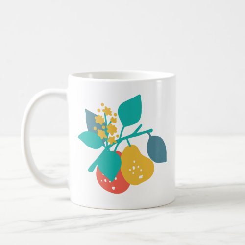 Sweet Pear Fruit Illustration Coffee Mug