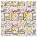 Sweet Pear Preserves Pattern Fabric