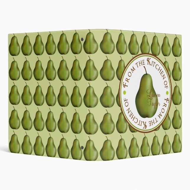 Sweet Pears Recipe Binder (Background)