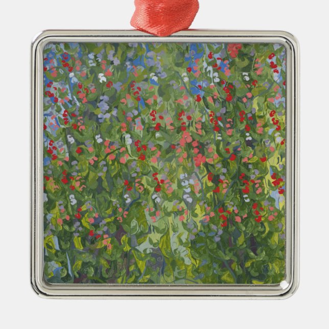 Sweet Peas 2014 Metal Ornament (Front)