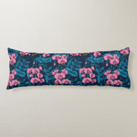 Sweet peas and bumblebees, pink and blue