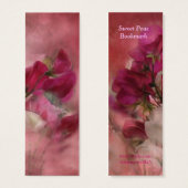Sweet Peas Art Bookmark (Front & Back)