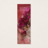 Sweet Peas Art Bookmark (Back)