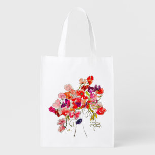Sweet Peas Grocery Bag