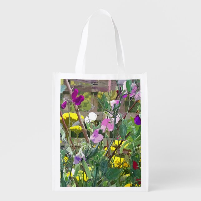 SWEET PEAS GROCERY BAG (Front)