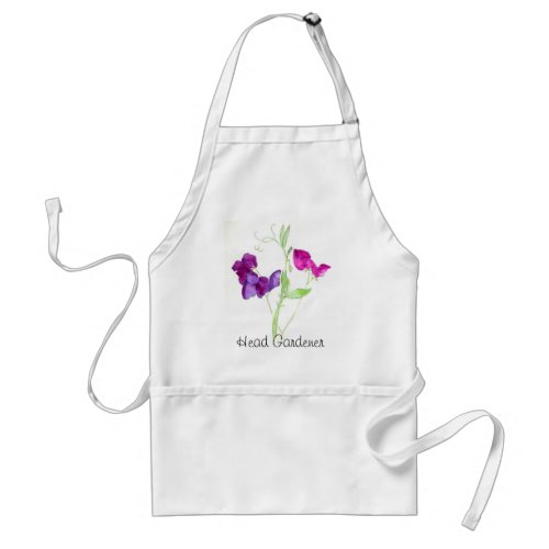 Sweet Peas Head Gardener Apron