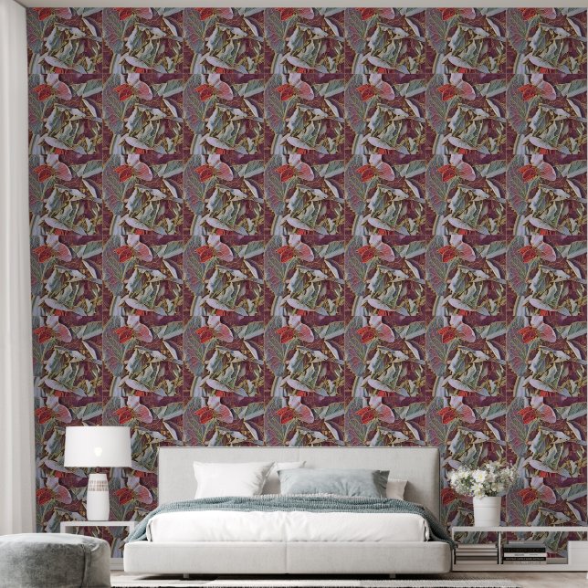SWEET PEAS  WALLPAPER  (Bedroom)