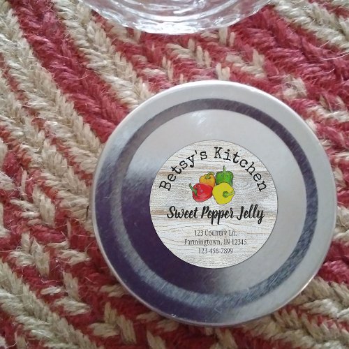 Sweet Pepper Jelly Product Sticker