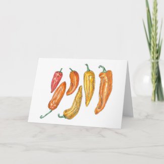 Sweet Peppers Card