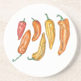 Sweet Peppers Coaster
