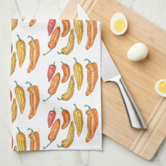 Sweet Peppers Kitchen Towel