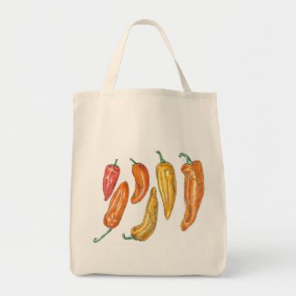 Sweet Peppers Tote Bag