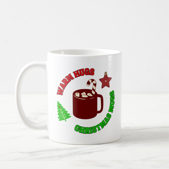 Sweet Personalized Aunt's Christmas Coffee Mug (Left)