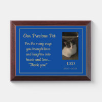 Sweet Pet Memorial custom plaque
