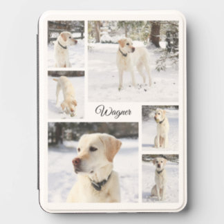 Sweet pet photo collage white kindle cover