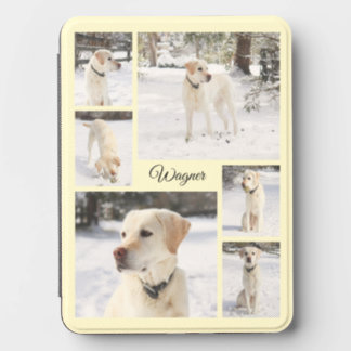 Sweet pet photo collage yellow kindle cover