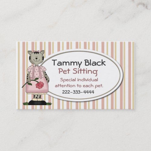 Sweet Pet Sitting Business Card
