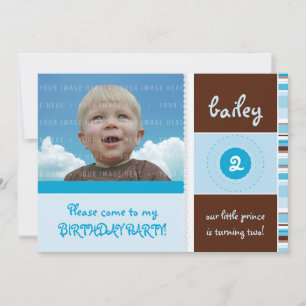 SWEET PHOTO BIRTHDAY INVITES :: grace 5L