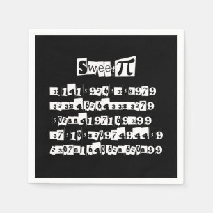 Sweet Pi Paper Napkins