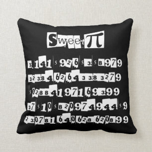 Sweet Pi Throw Pillow