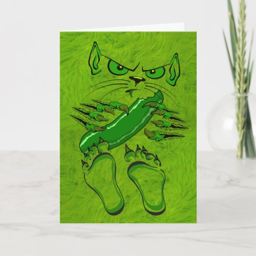 Sweet Pickle of a Day Scare the Grouchies Away Card