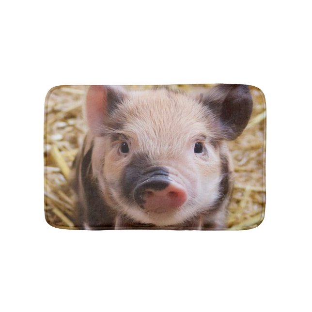 Sweet piglet bathroom mat (Front)
