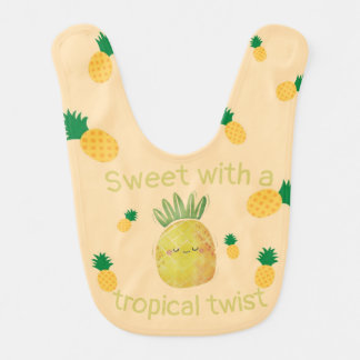 Sweet Pineapple Baby Bib