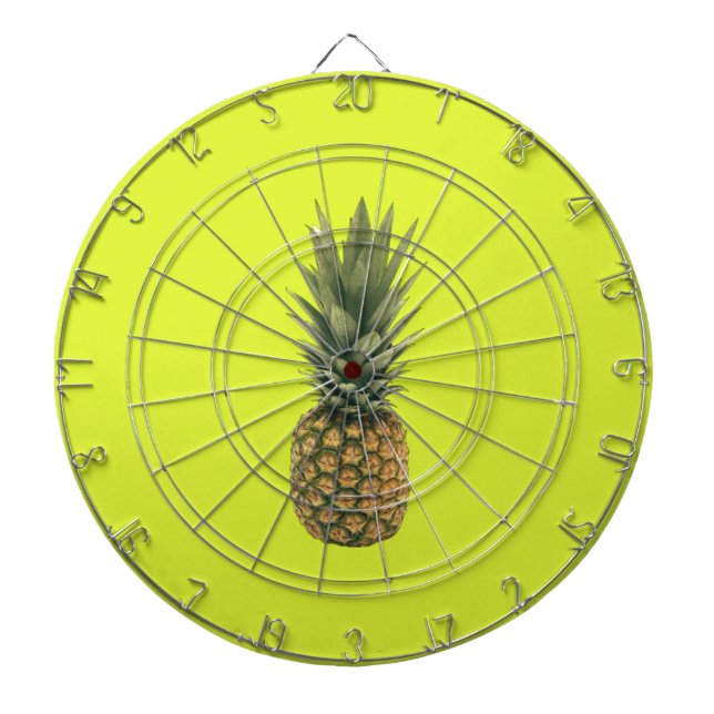 Sweet Pineapple Dartboard With Darts (Front)