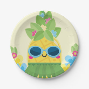 Sweet Pineapple Girls Ms Onederful First Birthday Paper Plates