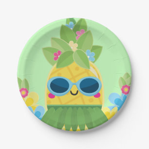 Sweet Pineapple Girls Ms Onederful First Birthday Paper Plates