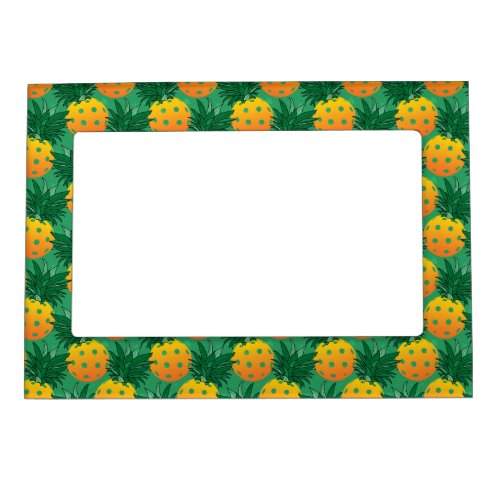 Sweet pineapple pickleball   magnetic frame