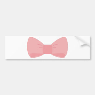 Sweet pink bow Bumper Sticker