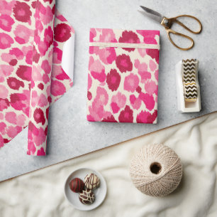 Sweet Pink Cheetah Chic - Wrapping Paper Roll