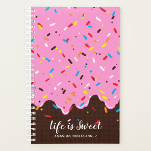 Sweet Pink Chocolate Treat Planner
