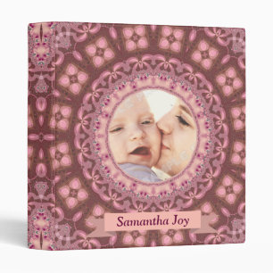 Sweet Pink Country Lace Baby Daughter Album Binder