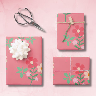 BOUQUET WRAPPING PAPER - PINK