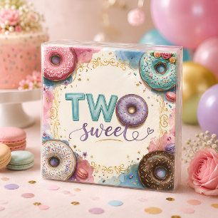 Sweet Pink Donut Theme Napkins