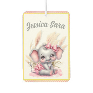 Sweet Pink Elephant - Peanut Smiles Air Freshener