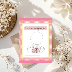 Sweet Pink Elephant - Who will Baby Look Like Game