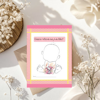 Sweet Pink Elephant - Who will Baby Look Like Game