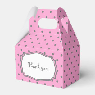 Sweet Pink  Favor Box Baby Shower 🎀