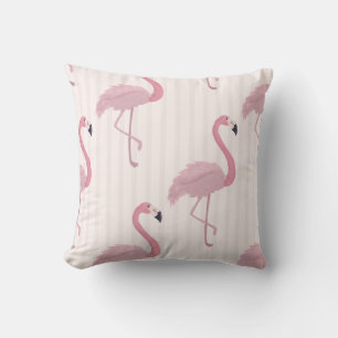 Sweet  Pink Flamingo Throw Pillow