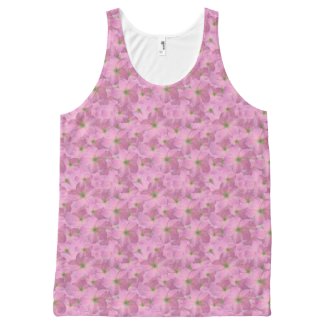 Sweet Pink Garden Flowers Pattern